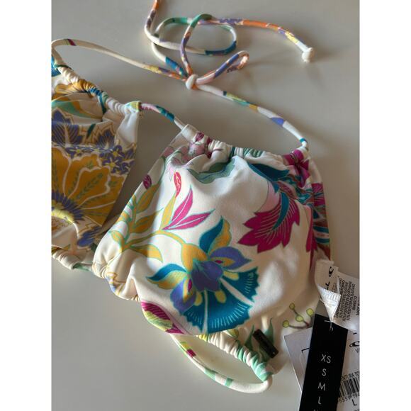 O'Neill Villa Floral Ventura Bikini Top - Size Large NWT - Picture 6 of 11